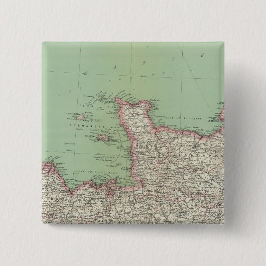 Nordfrankreich Button (Vorderseite)