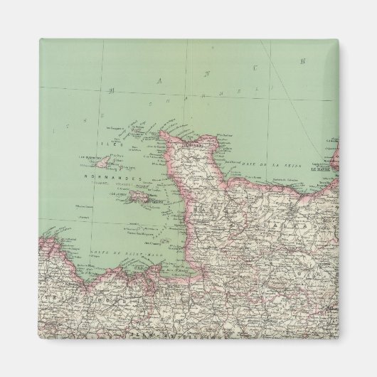 Nordfrankreich Magnet (Vorne)