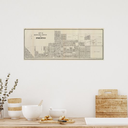 Nordfresno, Kalifornien Poster (Küche)