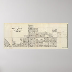 Nordfresno, Kalifornien Poster