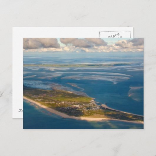 Nordfriesisches Waddenmeer Deutschland Postkarte (Vorne/Hinten)
