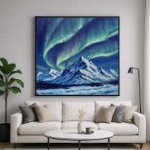 Nordgebirge - Landschaftsbild im Malerischen Stil