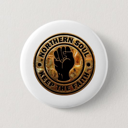 Nordgold Schwarz Button (Vorderseite)