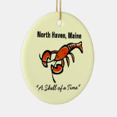 Nordhafen, Maine-Hummer Keramikornament (Rechts)