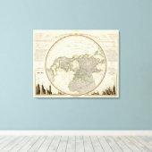 Nordhalbkugel 2 leinwanddruck (Insitu (Holzboden))