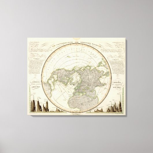 Nordhalbkugel 2 leinwanddruck (Vorderseite)