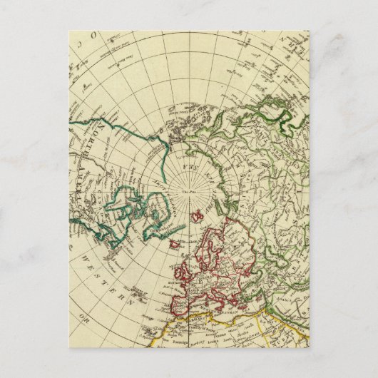 Nordhalbkugel 2 postkarte (Vorderseite)