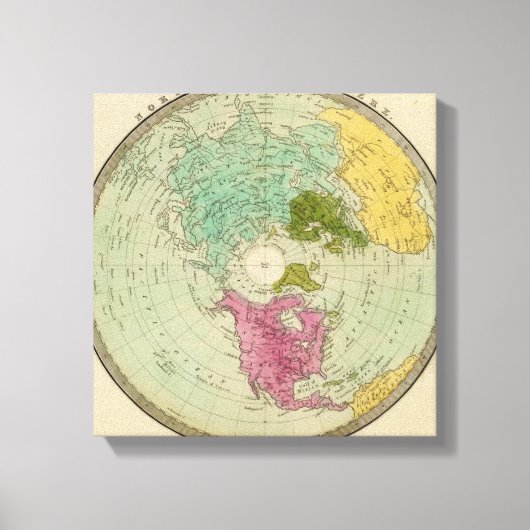 Nordhalbkugel 3 leinwanddruck (Vorderseite)