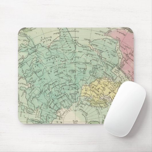 Nordhalbkugel 3 mousepad (Mit Mouse)