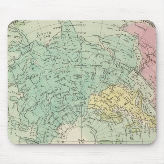 Nordhalbkugel 3 mousepad (Vorne)