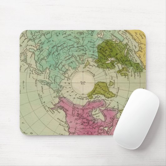 Nordhalbkugel 4 mousepad (Mit Mouse)