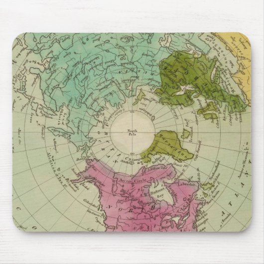 Nordhalbkugel 4 mousepad (Vorne)