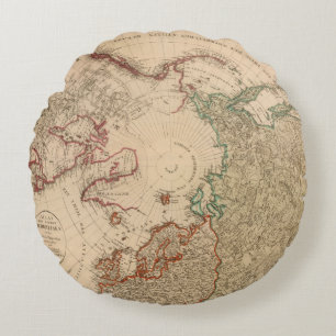 Nordhalbkugel, arktisch rundes kissen