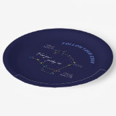 Nordhalbkugel finden Polaris Star Paper Pla Pappteller (Schrägansicht)