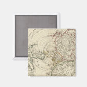 Nordhalbkugel Magnet (Vorderseite/Rückseite)