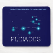 Nordhalbkugel Pleiades Star Formation Mousepad (Vorne)