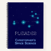 Nordhalbkugel Pleiades Star Formation Notizblock (Vorderseite)