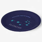 Nordhalbkugel Pleiades Star Formation Pappteller (Schrägansicht)