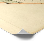 Nordhalbkugel Poster (Ecke)