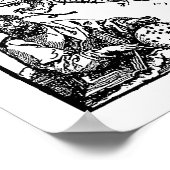 Nordhalbkugel Poster (Ecke)