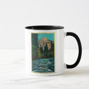 Nordhaube und Merced Fluss von den glücklichen Tasse