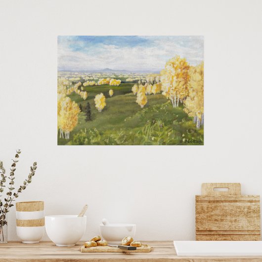 Nordhügel von Aspen: Poster (Küche)