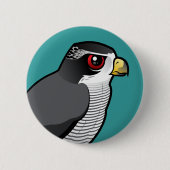 Nordhühnerhabicht Button (Vorderseite)