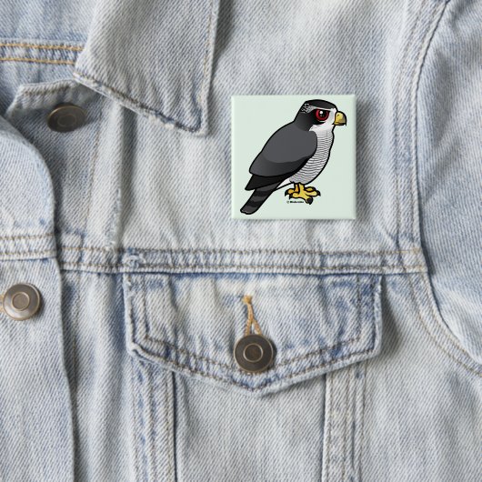 Nordhühnerhabicht Button (Beispiel)