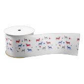 Nordic Animals Twin Baby Shower Ribbon Satinband (Spule)