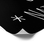 Nordic Bear Mountain Adventure fängt Personalisier Poster (Ecke)