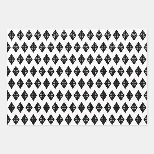 Nordic Bear Weihnachtswrapping Paper Set 3 Geschenkpapier Set (Vorderseite 2)