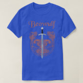 Nordic Beowulf und Grendal Sword T-Shirt (Design vorne)