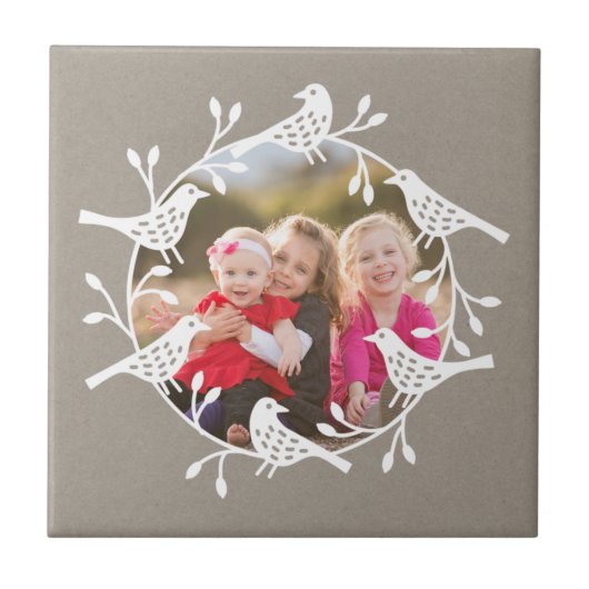 Nordic Bird Foto Fliese (Vorderseite)