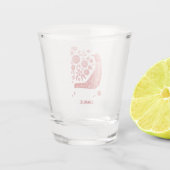 Nordic Bird Personalisiert Schnapsglas (Rückseite)