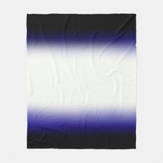 Nordic Blue Black|Blue|White Fleecedecke (Vorderseite)