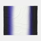 Nordic Blue Black|Blue|White Fleecedecke (Vorderseite (Horizontal))