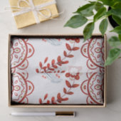 Nordic Blue Songbird Wasserfarbe Kunst Seidenpapier (Geschenk)