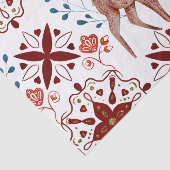 Nordic Brown Deer Watercolor Kunst  Seidenpapier (Ausschnitt)