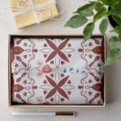 Nordic Brown Deer Watercolor Kunst  Seidenpapier (Geschenk)