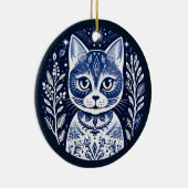 Nordic Cat Ornament (Rechts)