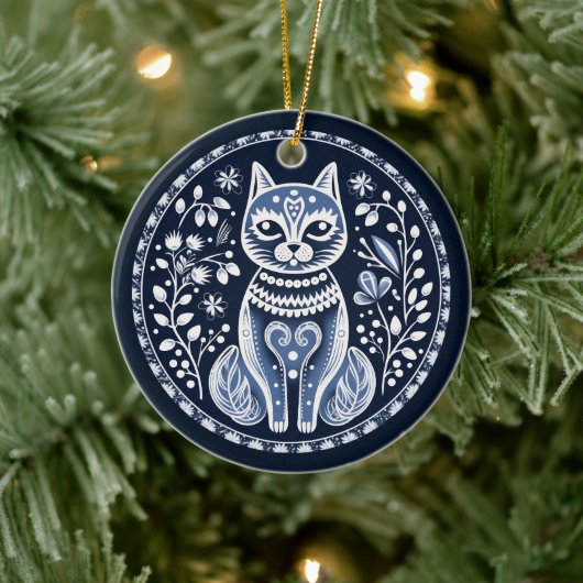 Nordic Cat Ornament (Baum)