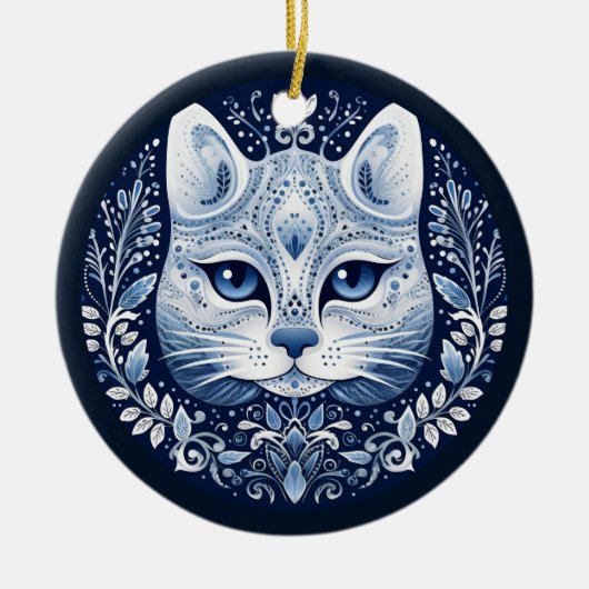 Nordic Cat Ornament (Vorne)