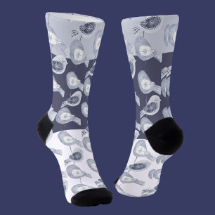 Nordic Christmas Blue Birds Socken