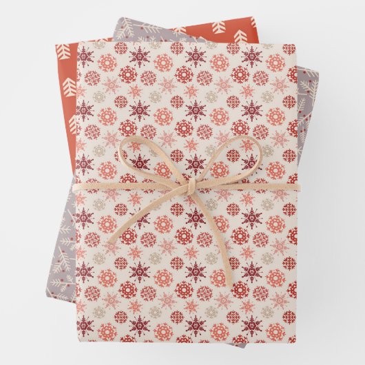 Nordic Christmas Classics Wrapping Paper Sheets Geschenkpapier Set (Beispiel)