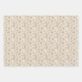 Nordic Christmas Dala Wrapping Paper Sheets Geschenkpapier Set (Vorderseite 2)