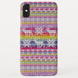 Nordic Christmas farbenfrohe Winter Knittermuster Case-Mate iPhone Hülle<br><div class="desc">Dieses moderne Design zeichnet sich durch ein farbenfrohes Strickwintermuster mit Rentieren und Schneeflocken aus. Perfekt für Weihnachtsgeschenke #christmas #holidays #christmasgifts #holidaygifts #iphone #iphonecases #phonecases #phonecases #iphone #mobilecases #electronics #gifts #gift #giftsforher #striting #crafts #strickting #crafts</div>