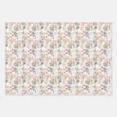 Nordic Christmas Gift Wrap Scandi Holiday Deer Geschenkpapier Set (Vorderseite)