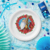 Nordic Christmas Gnome Pappteller (Party)