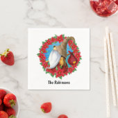 Nordic Christmas Gnome Serviette (Beispiel)