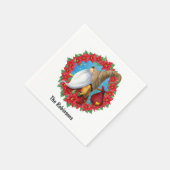 Nordic Christmas Gnome Serviette (Ecke)